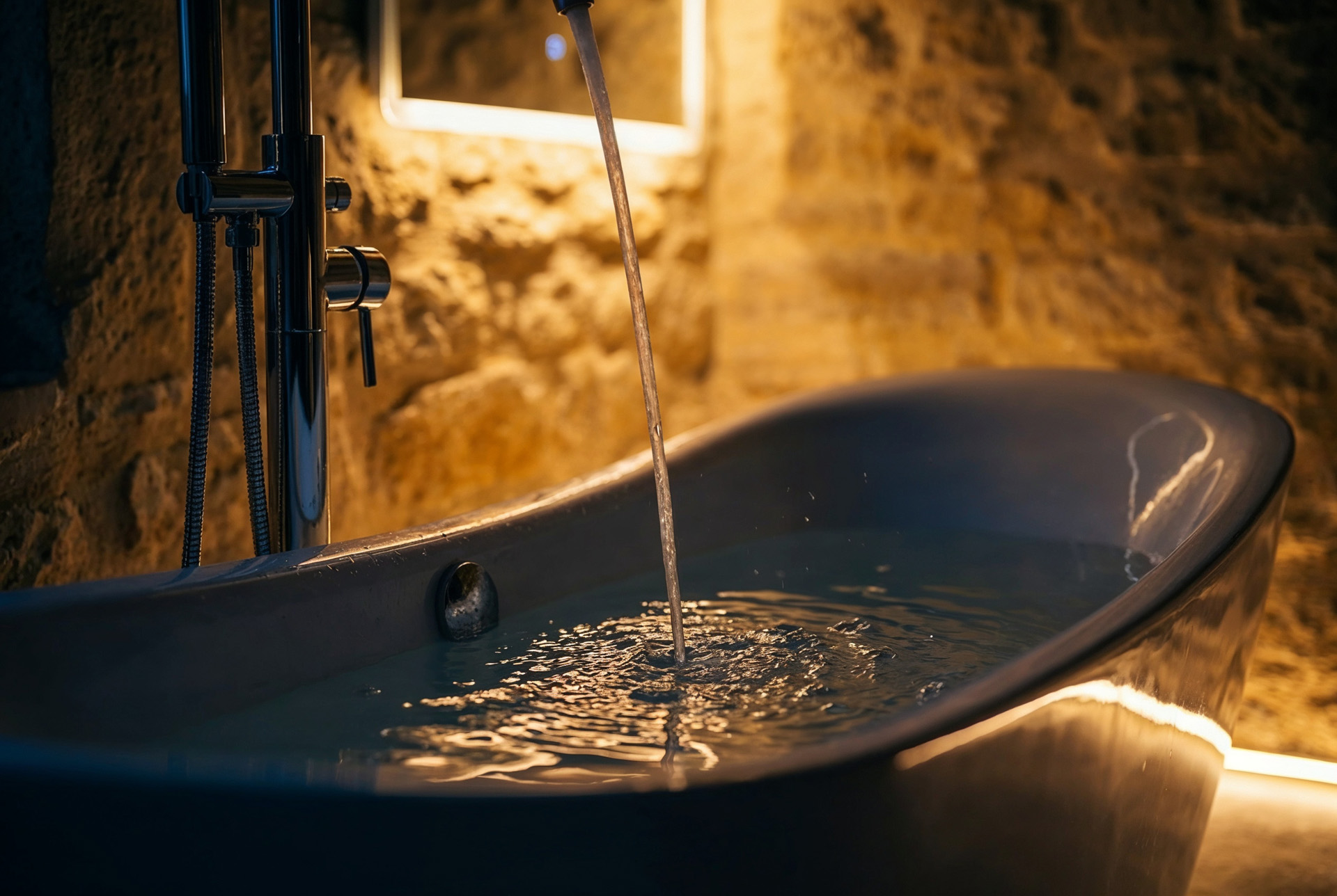 1503 love room perigord noir salle de bain baignoire eau
